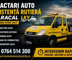 Tractari Auto si Asistenta Rutiera LKY 24/7  | Interventii Rapide Caracal, Olt