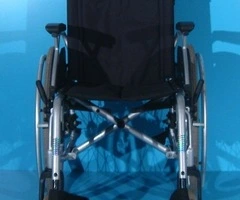 Scaun cu rotile handicap din aluminiu Drive  latime sezut 42 cm - 2