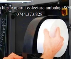 Rola hartie aparate reciclat SGR – RetuRo, Tomra, Envipco