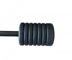 Dispozitiv tonifiere, fitness, multifunctional, Flexi Bar, 158 cm, negru - 2