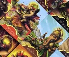 Carti tarot oracol Whispers of Lord Ganesha+ set chakre placa divinatie cadou - 5
