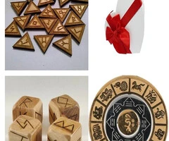 Viking rune set+cadou amuleta de protectie, sanatate si prosperitate 2+1 gratis - 3
