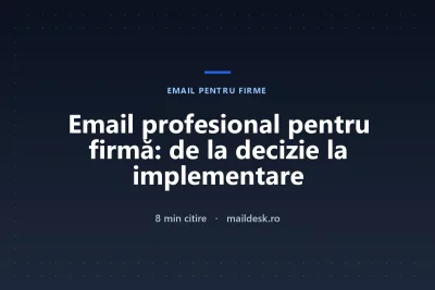 Corespondența firmei, în siguranță: email pentru Satu Mare