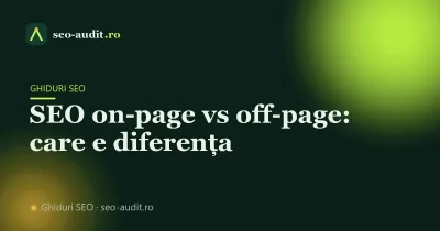SEO local în Suceava: audit 99 lei, apoi plan concret