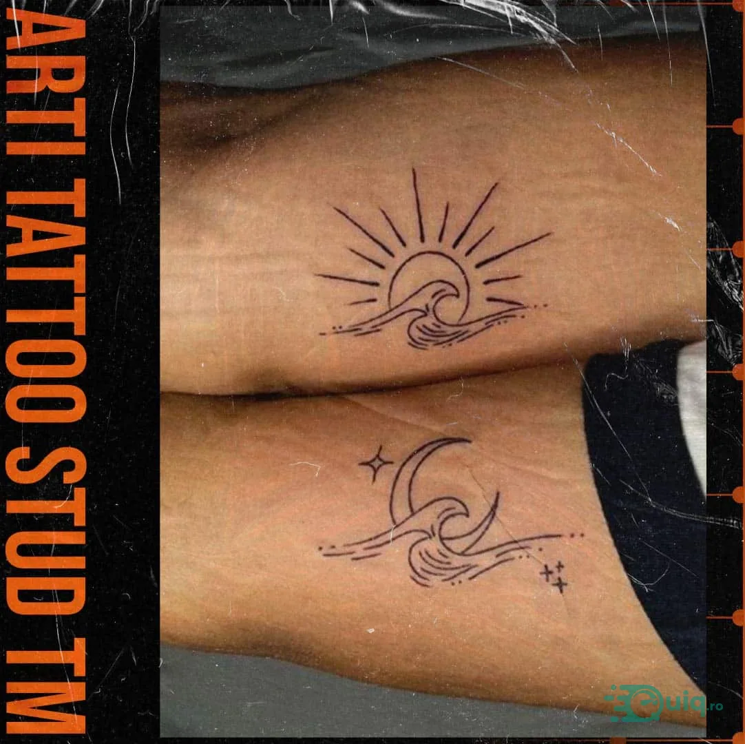Tatuaj blackwork, Timișoara — negru plin, contrast puternic — fotografia 7