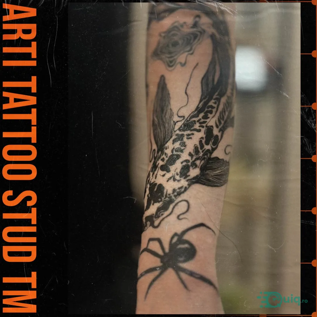 Cover-up tatuaj, Timișoara — acoperim lucrări vechi — fotografia 3