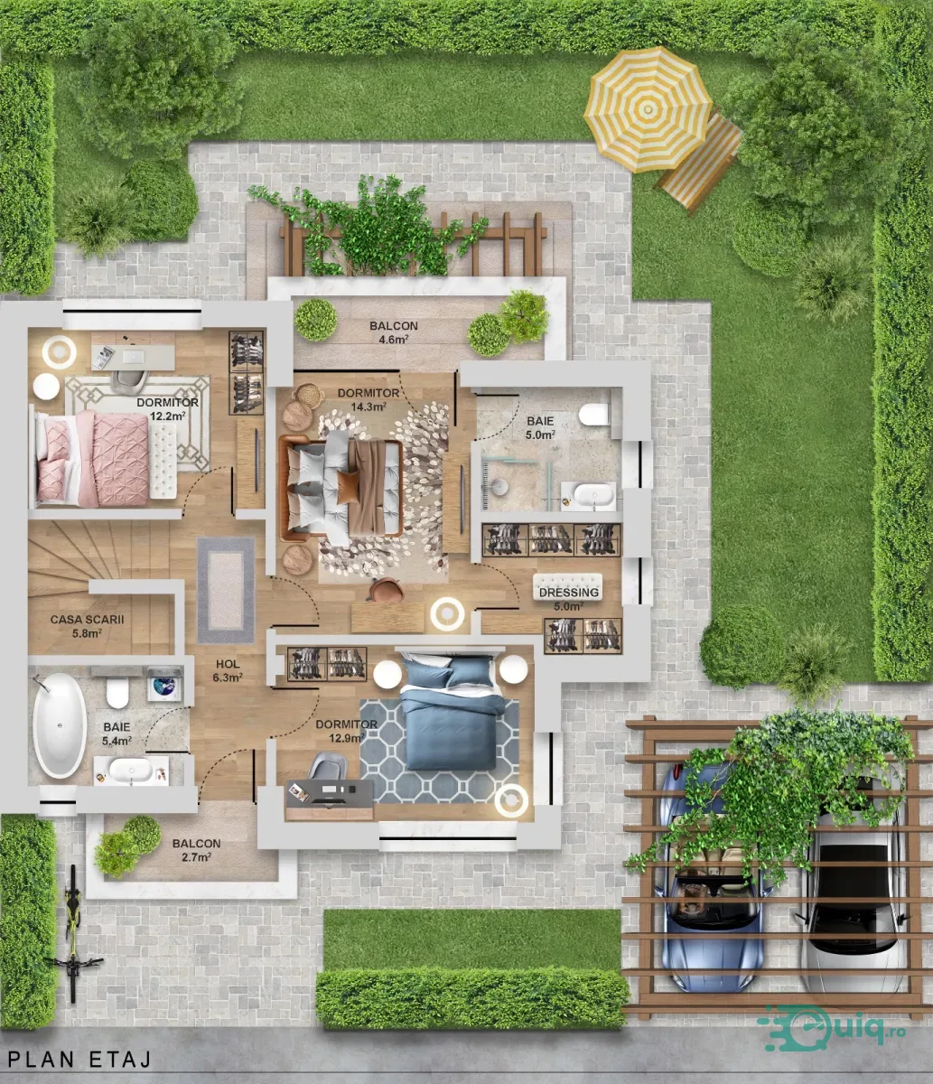 CASĂ ÎN DUPLEX | ZONA NORD RESIDENCE | CONFORT, INTIMITATE ȘI O LOCAȚ… — fotografia 7