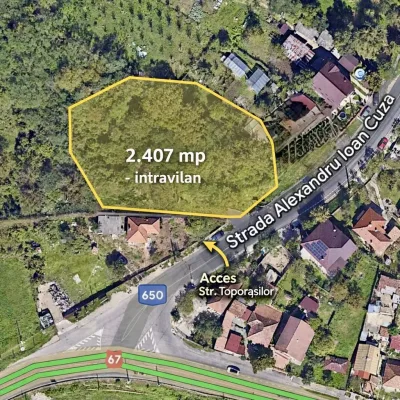 TEREN INTRAVILAN | 2407 MP | RÂMNICU VÂLCEA
