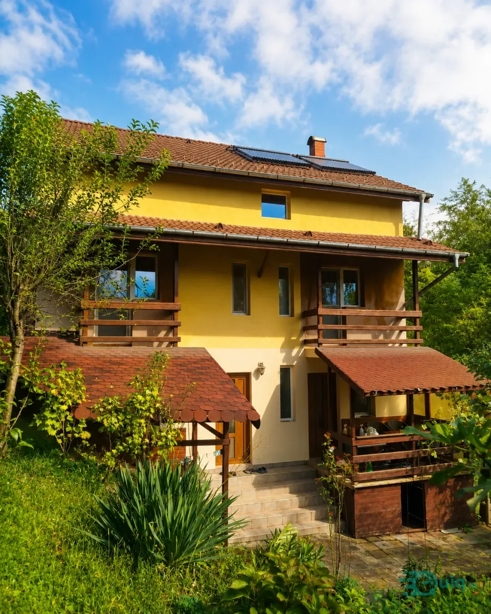 Vilă in Vladesti S+P+1E+M cu 5 dormitoare și 5 băi — fotografia 1