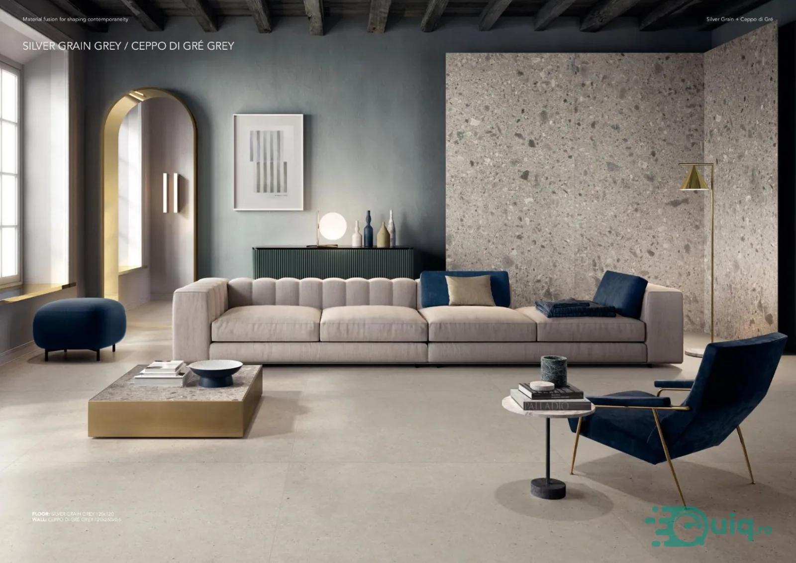 Gresie Ceppo di Gre Grey mat 30x60 — fotografia 3