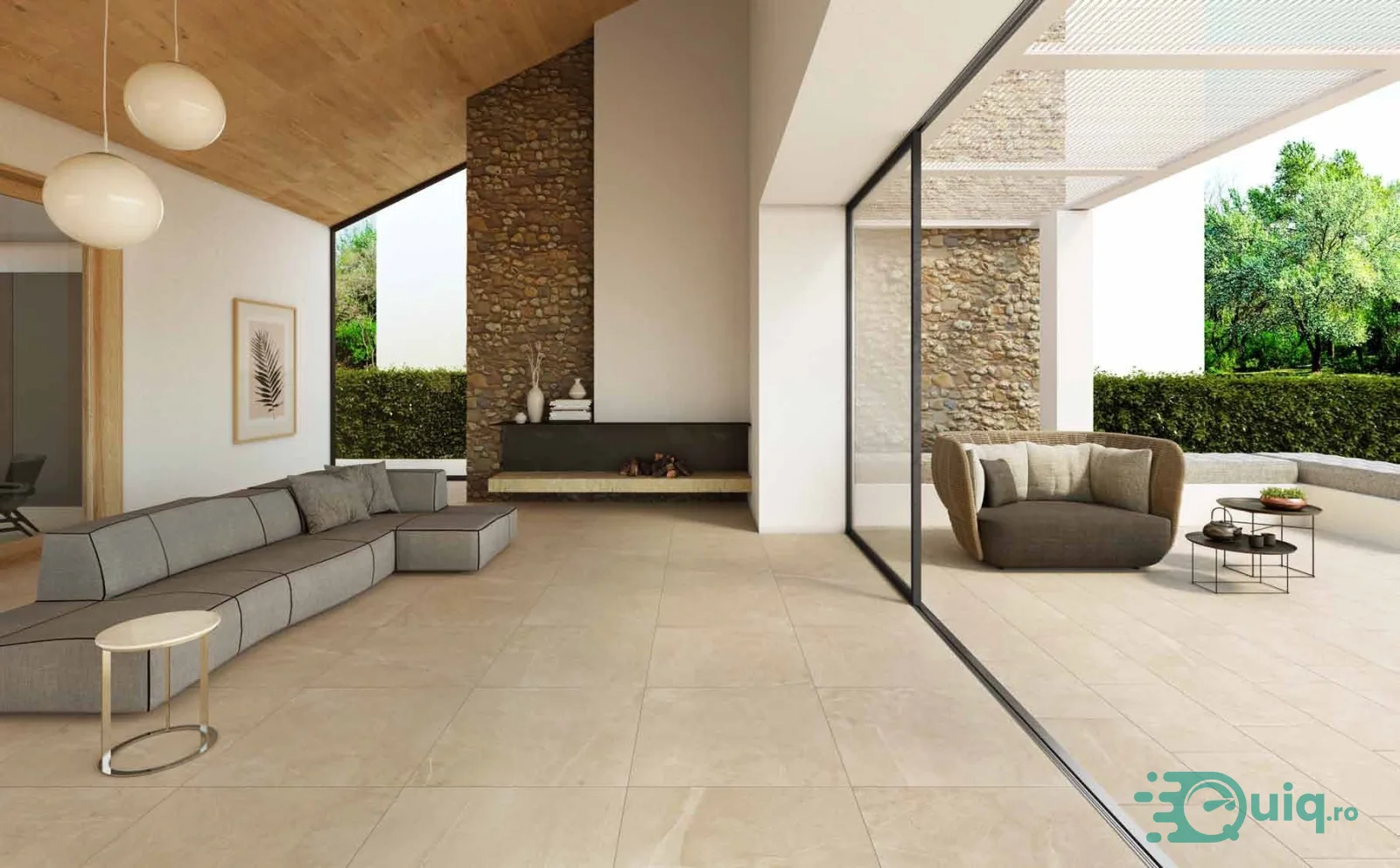 Gresie de exterior Gardena HGR 1 Antislip Beige 30x60 cm — fotografia 3