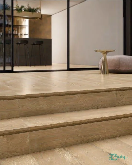 Gresie de Exterior Imitatie Lemn Allure Rovere Naturel Mat 30x120x2 cm — fotografia 2