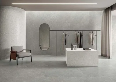 Gresie de Exterior Limestone Grey Anti-Slip Mat 60x120x2 cm