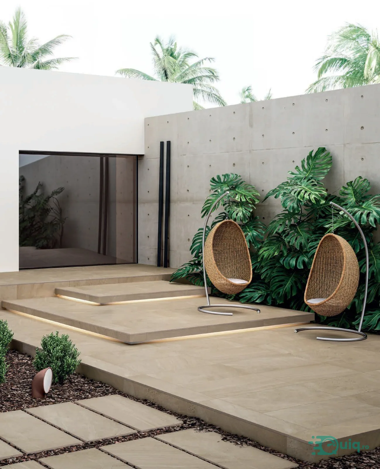 Gresie de exterior Nordic Stone Danimarca Antislip 60x120x2 cm — fotografia 3
