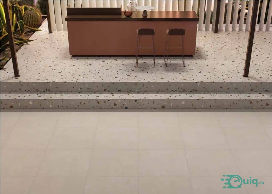 Gresie de Exterior Nuances Tortora Coccio 80x80x2 cm — fotografia 3