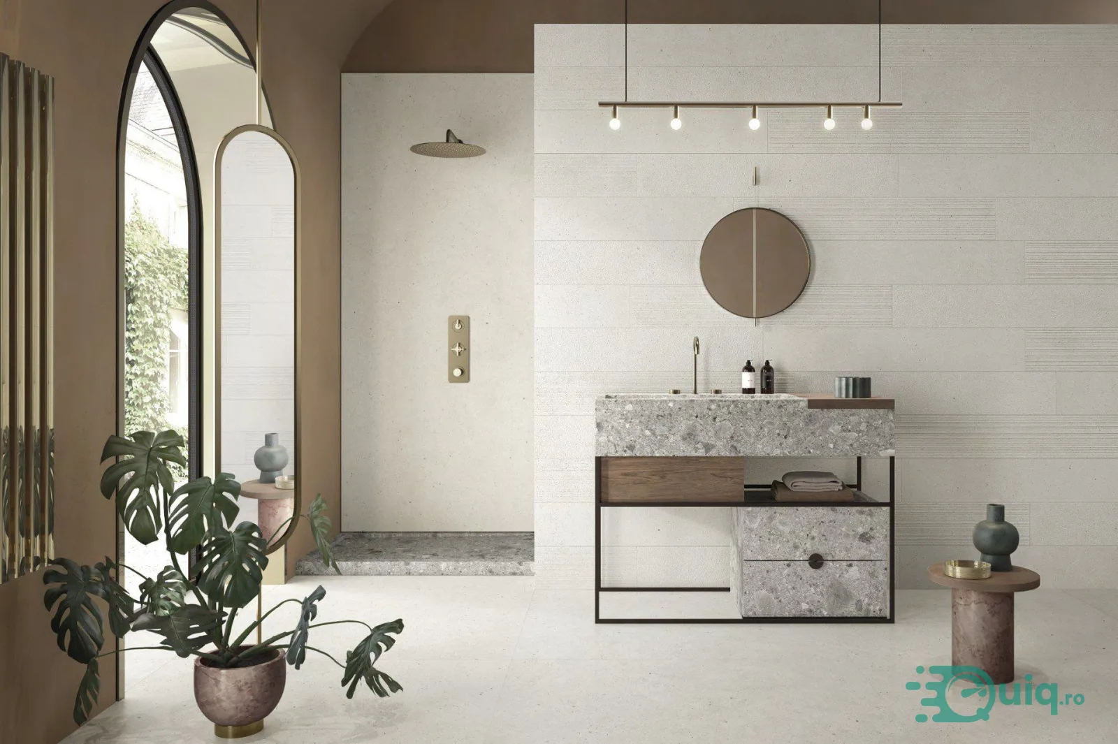 Gresie de exterior Silver Grain Grey Antislip 60x60x2 cm — fotografia 2
