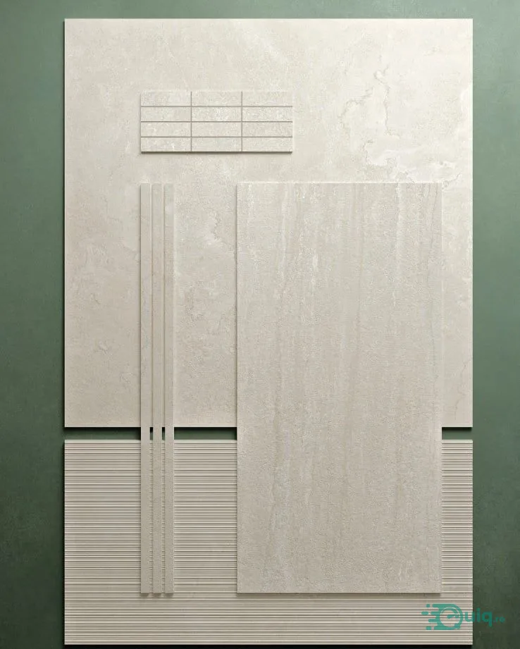 Gresie Exterior Dorset Bianco Anti-Slip 60x120x2 cm — fotografia 3
