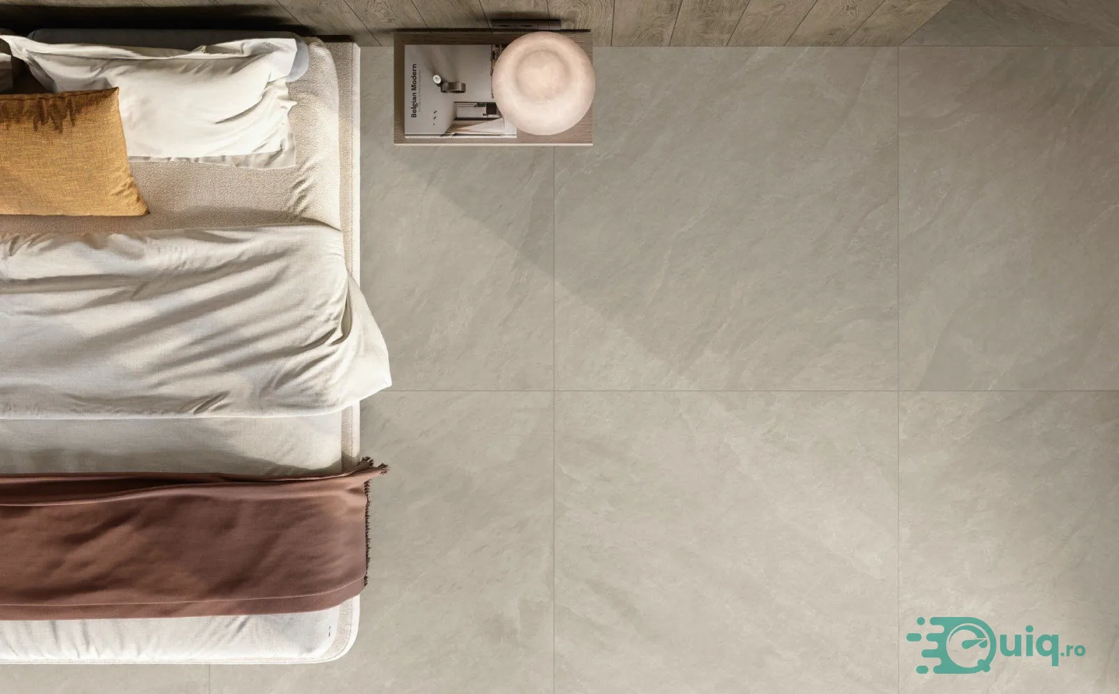Gresie Exterior Nesting HNS 201 Almond 80x80x2 cm — fotografia 3