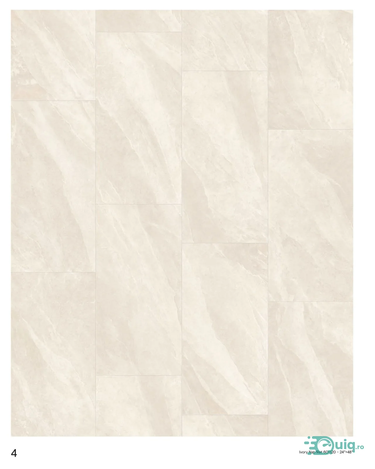 Gresie Exterior Piemme Artdesia Ivory 60x60 2cm — fotografia 4