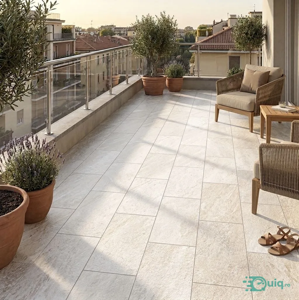 Gresie ITA Roccia Bianco Antislip 30.5x61 cm — fotografia 5