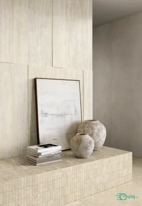 Gresie I Travertini Beige Cross Cut 60x60 cm — fotografia 3