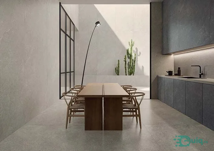 Gresie Limestone Taupe Antislip 80x80 cm — fotografia 3