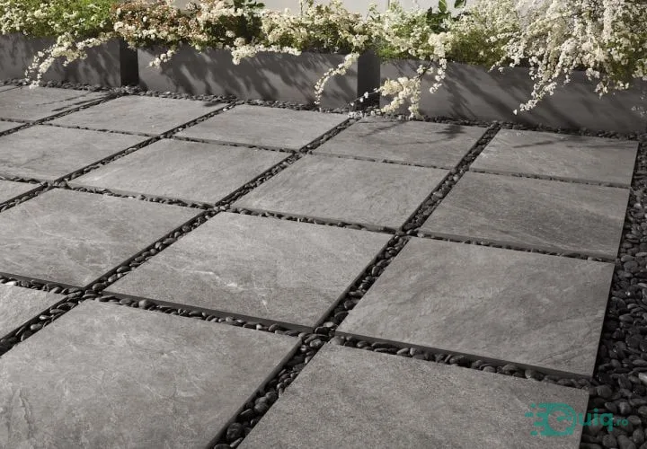 Gresie Outfloor20 Quarzite Grey 60x60x2 cm — fotografia 5