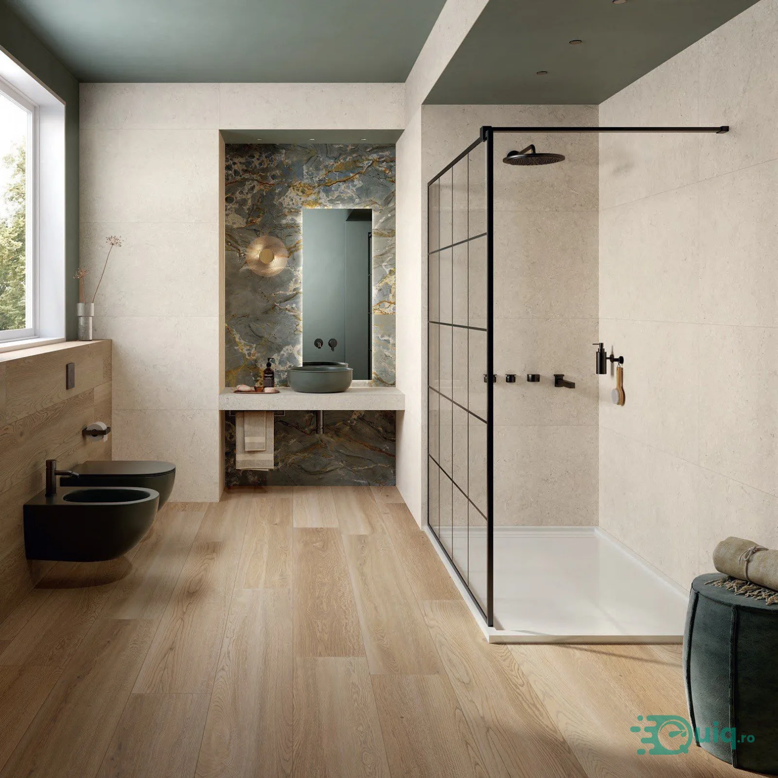 Gresie Poetry Stone Trani Ivory Antislip 60x120 cm — fotografia 2