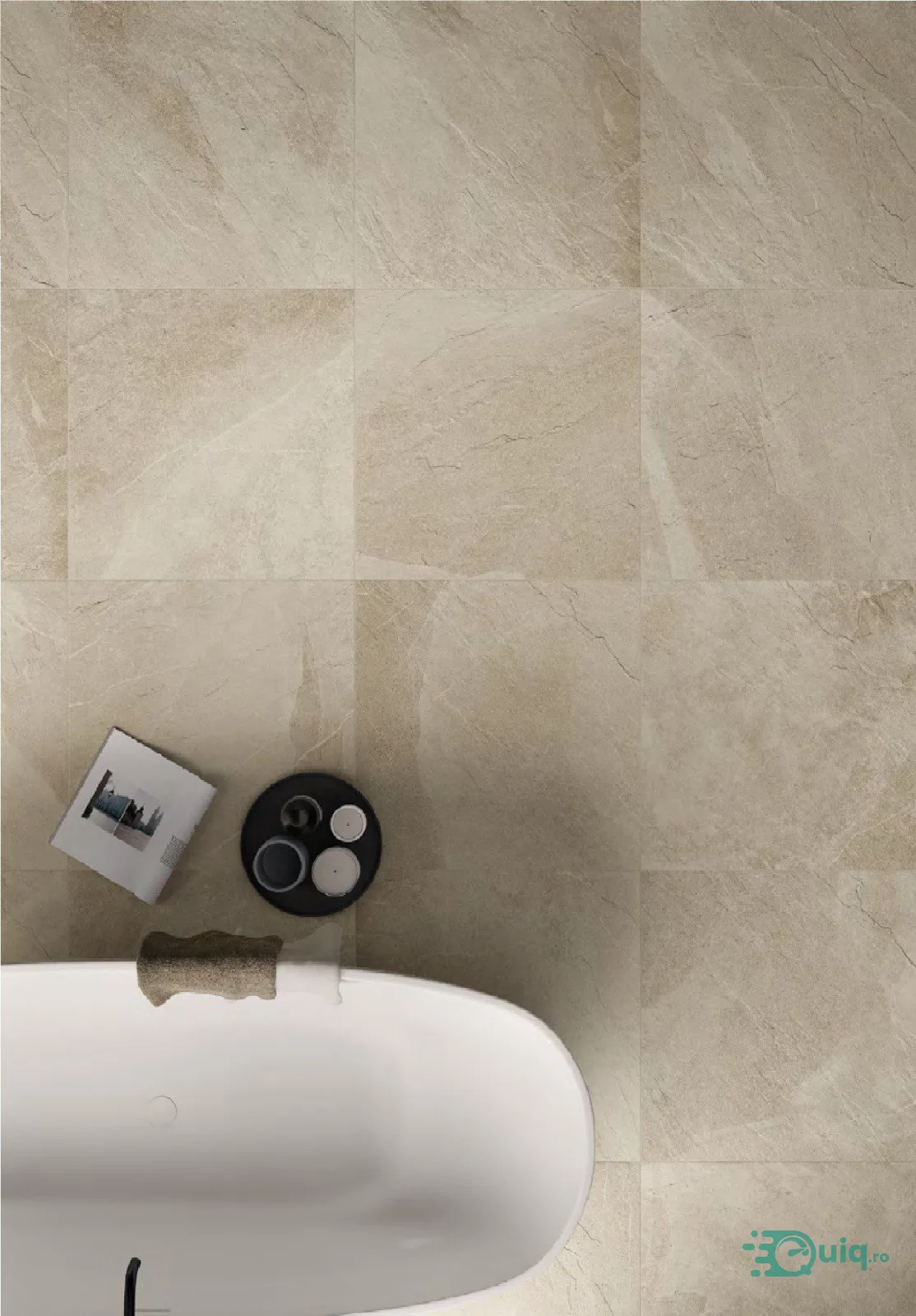 Gresie Portelanata Exterior Shale Sand Anti-Slip 60x120 cm — fotografia 3