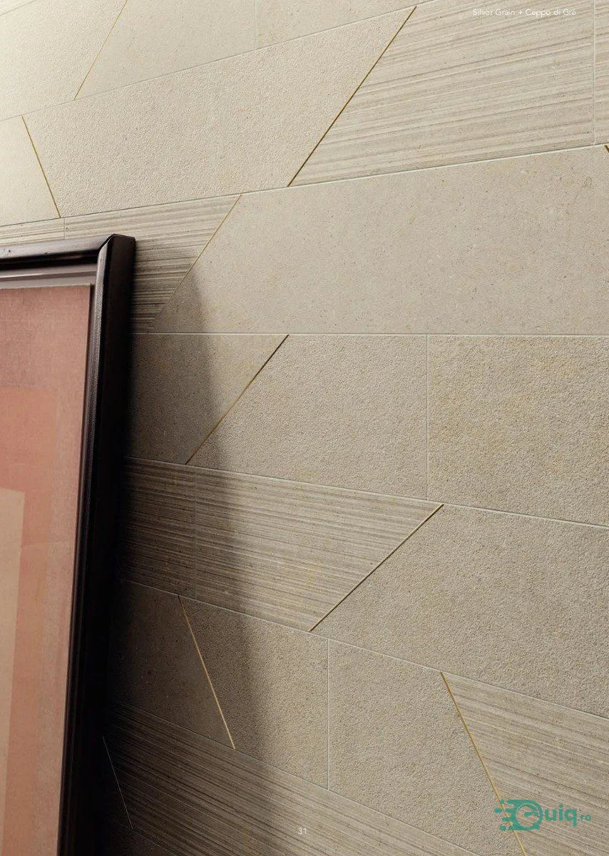 Gresie Silver Grain Beige Antislip 60x120 cm — fotografia 3