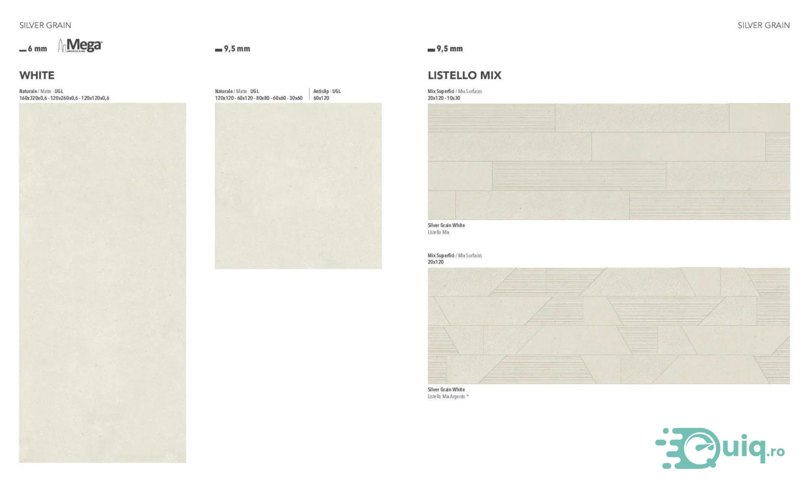 Descopera Gresia Poertelanata Silver Grain White Anti-Slip 60x60 — fotografia 3