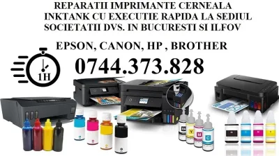 Service specializat in reparatii imprimante cu rezervoare si livrare f