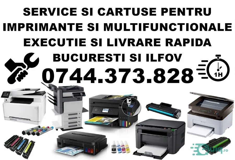 Rapid Service imprimante cu rezervoare si livrare flacoane ink in Bucu — fotografia 1