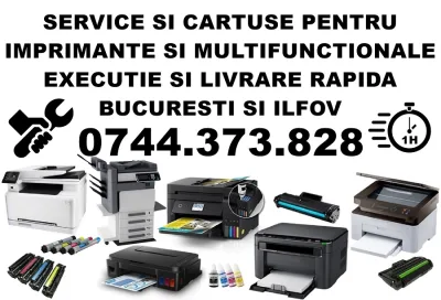 Rapid Service imprimante cu rezervoare si livrare flacoane ink in Bucu