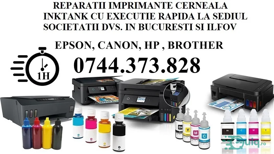 Reparatii imprimante copiatoare cu livrare cartuse in Sector 6. — fotografia 2